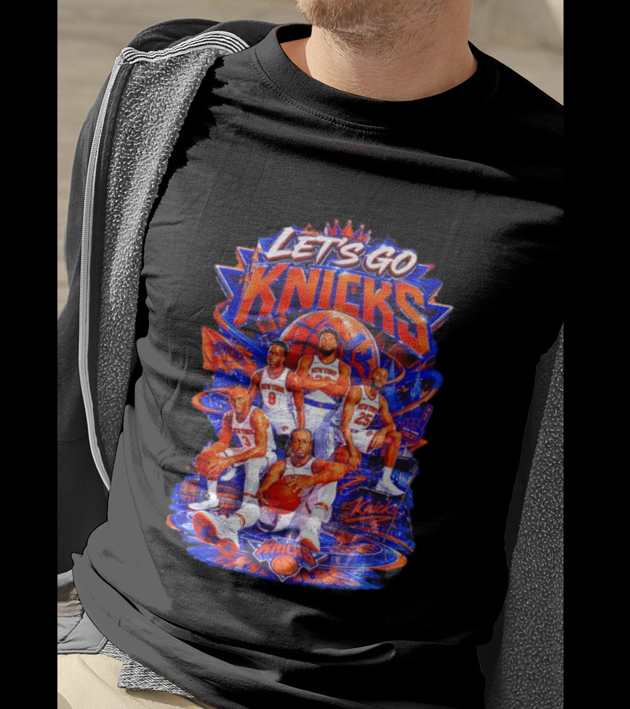 Jalen Brunson New York Knicks Let's Go 2026 NBA Basketball Players T-Shirt