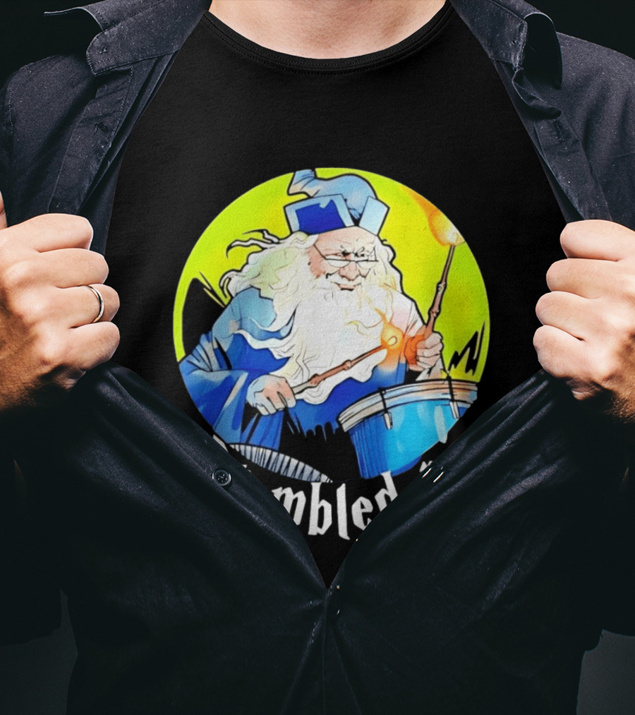 Drumbledore Wizards Percussionist Fantasy Magic T-Shirt