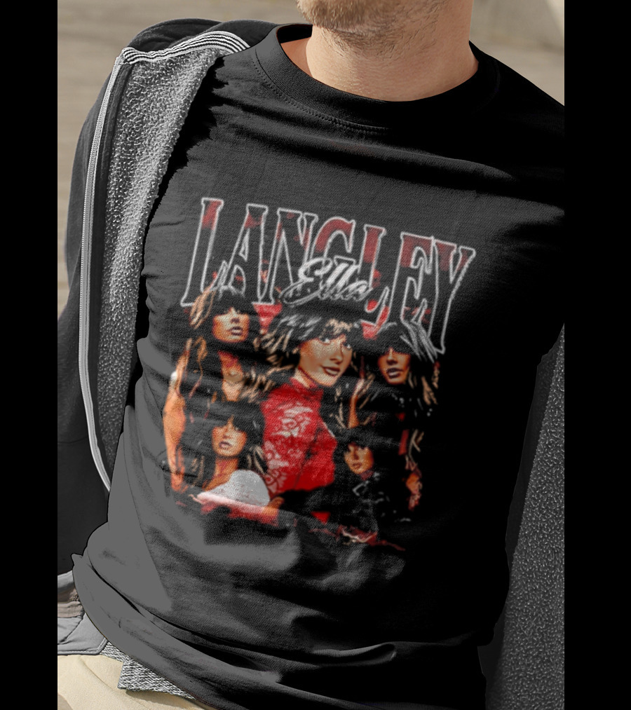 Ella Langley 90s Bootleg Style Retro Portraits T-Shirt