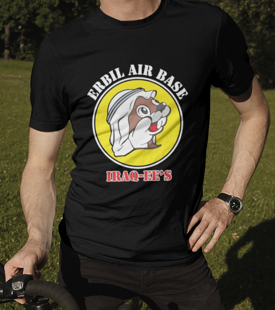 Erbil Air Base Iraq Eef's Cartoon T-Shirt