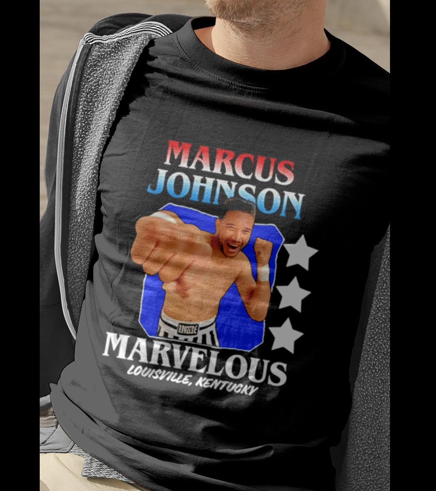 Marcus Johnson Marvelous Boxer Louisville Kentucky T-Shirt
