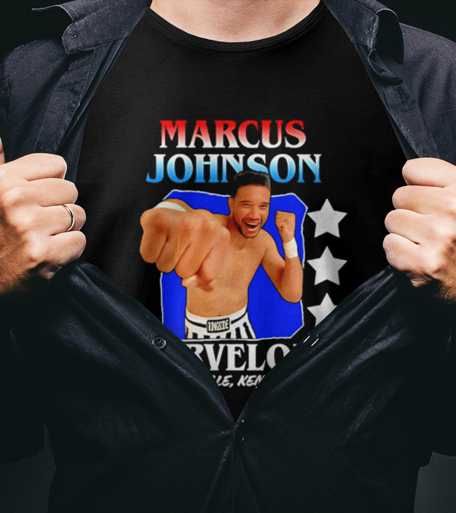 Marcus Johnson Marvelous Boxer Louisville Kentucky T-Shirt
