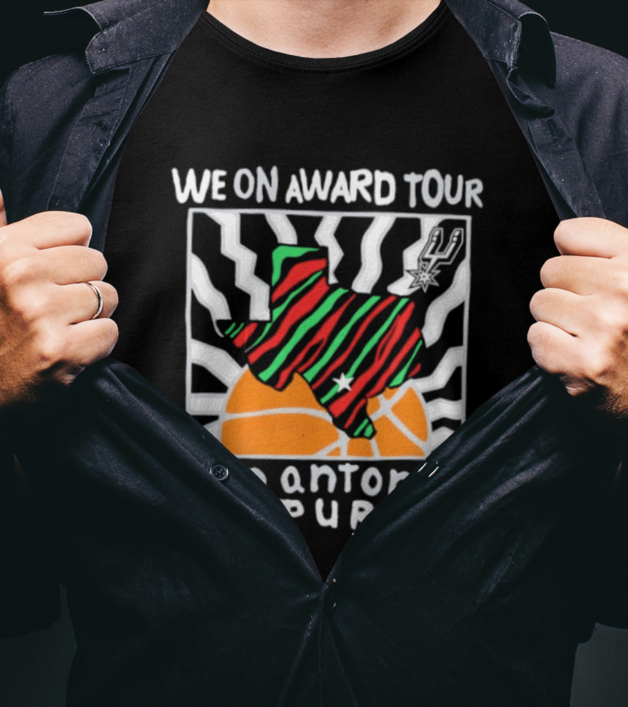 San Antonio Spurs We On Award Tour A Tribe Called Quest Basketball Texas T-Shirt