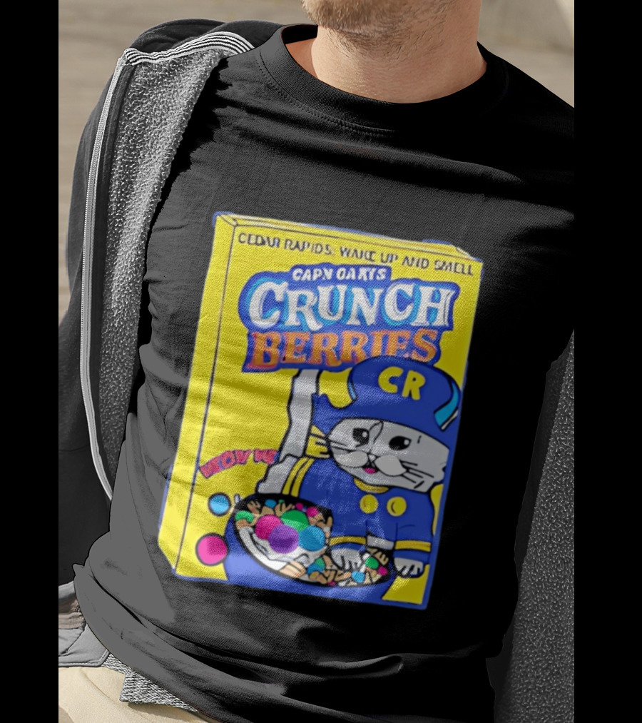 Cedar Rapids Wake Up And Smell Capn Oats Crunch Berries T-Shirt