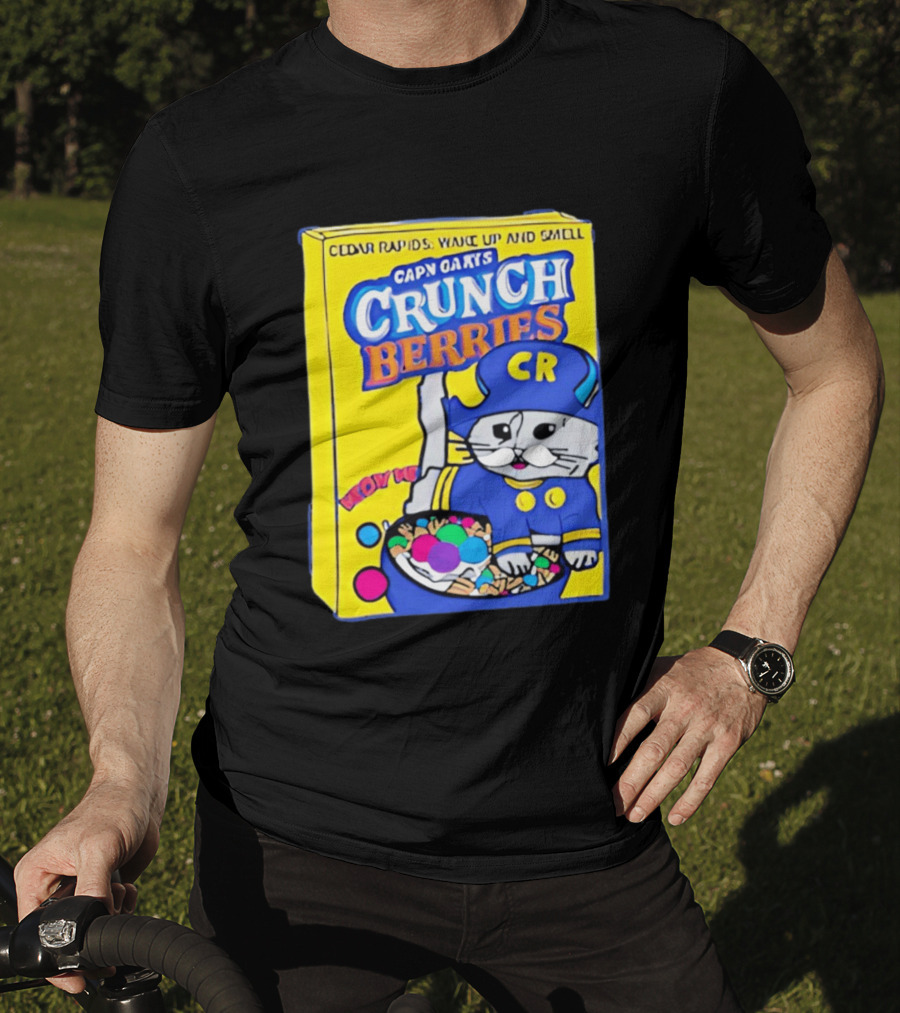 Cedar Rapids Wake Up And Smell Capn Oats Crunch Berries T-Shirt