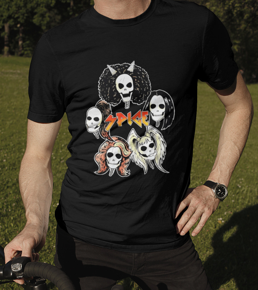 Spice Girls Skull Halloween Rock T-Shirt