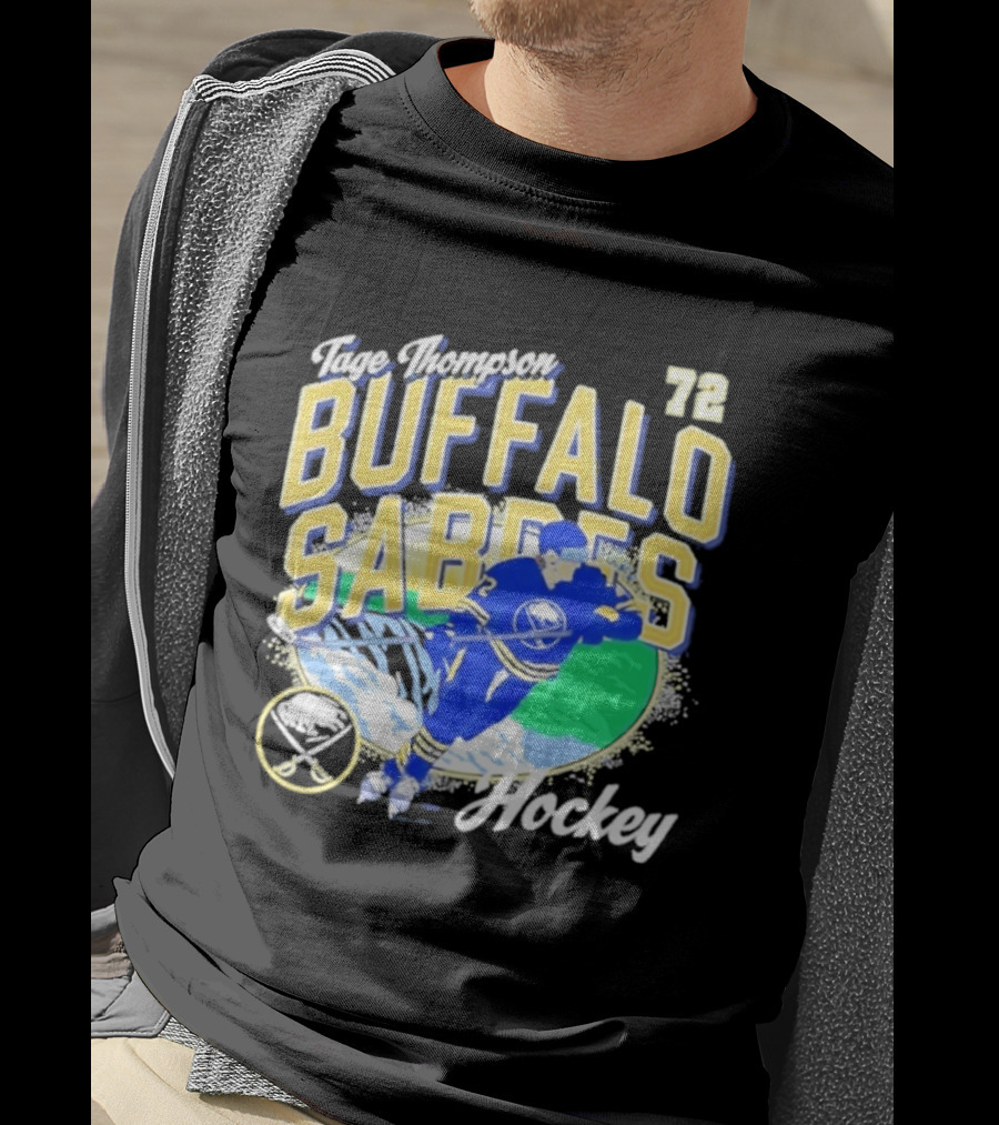 Tage Thompson 72 Buffalo Sabres Hockey NHL Team Player T-Shirt