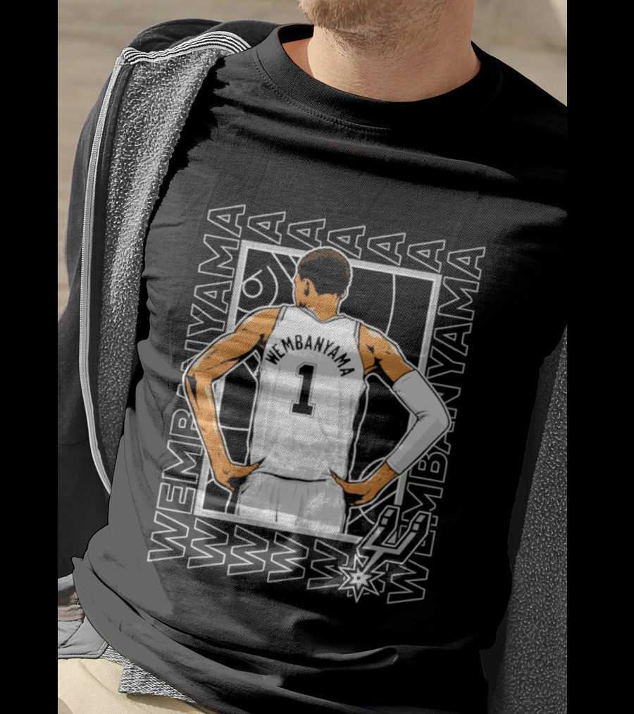 Victor Wembanyama San Antonio Spurs Number 1 NBA Basketball Player 2026 T-Shirt