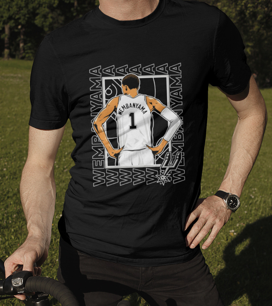 Victor Wembanyama San Antonio Spurs Number 1 NBA Basketball Player 2026 T-Shirt