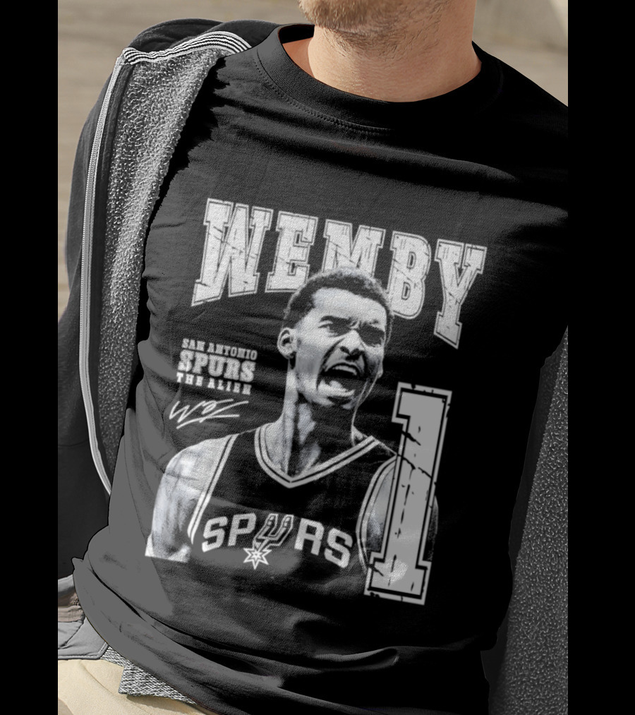 Wemby San Antonio Spurs The Alien 1 Victor Wembanyama Basketball T-Shirt