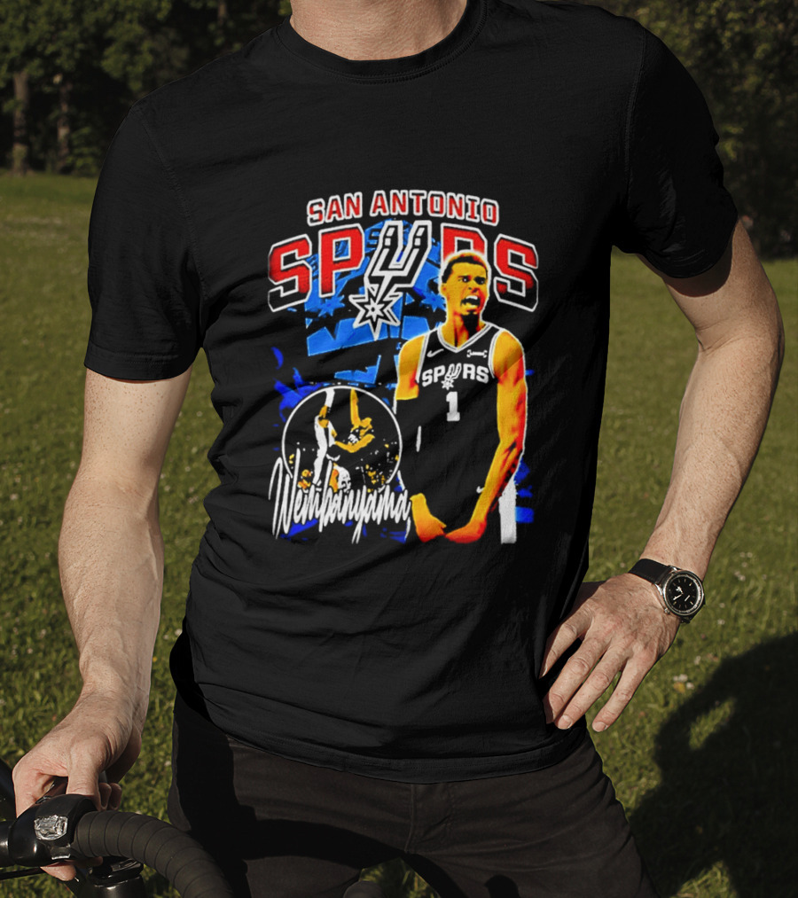 San Antonio Spurs Wembanyama Victor NBA Basketball Player T-Shirt