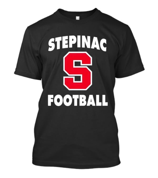 Stepinac Football Red S Bold Lettering T-Shirt