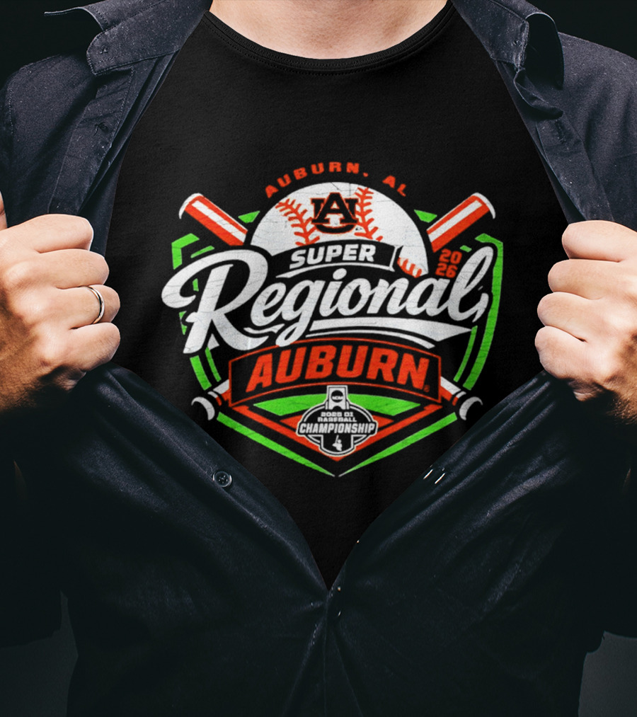 Auburn AL Super Regional Baseball 2023 T-Shirt