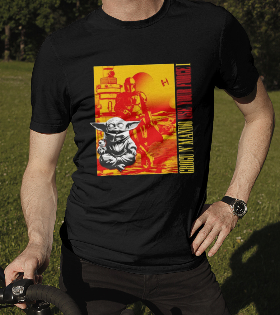 Grogu N' Mando Use Your Force I Star Wars Adventure T-Shirt