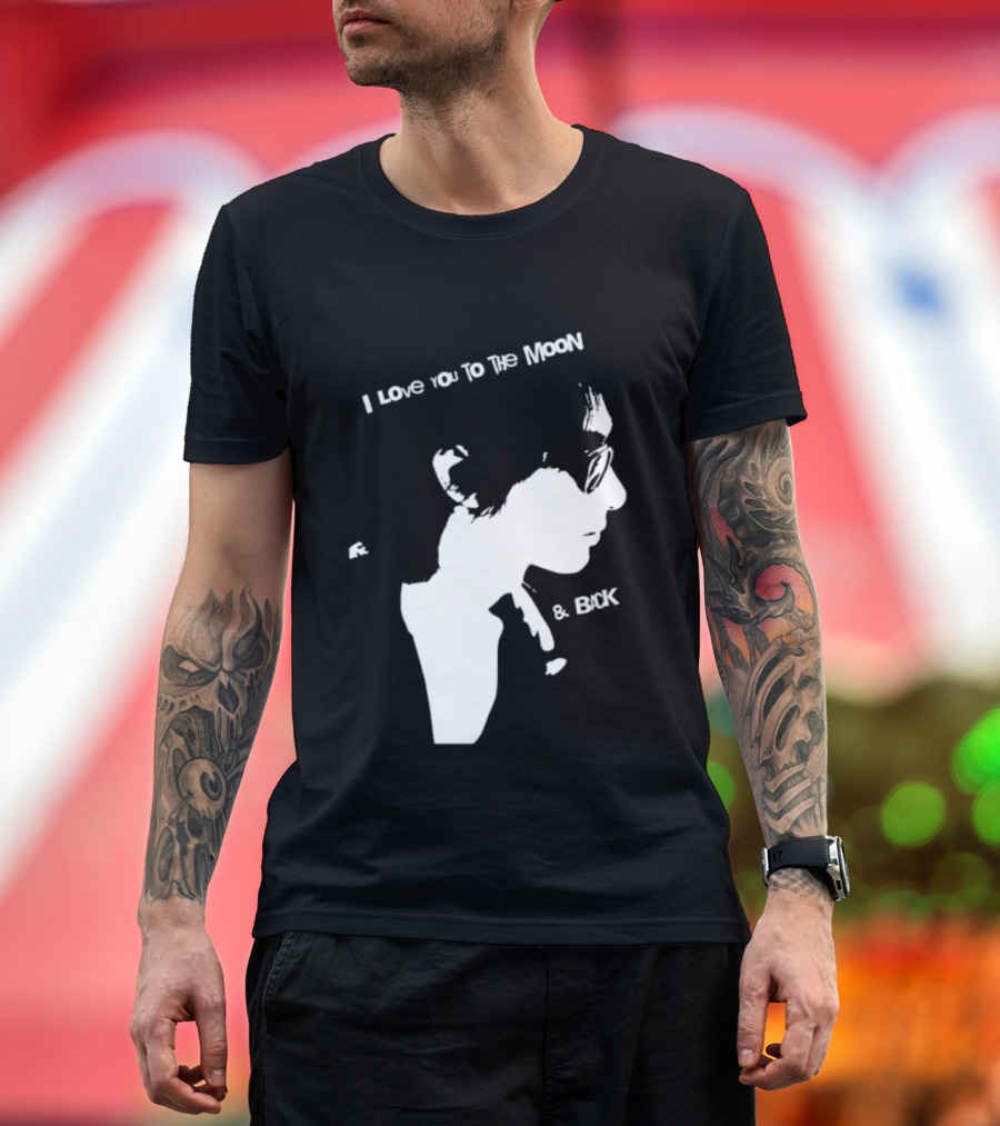 I Love You To The Moon And Back Romantic Expression T-Shirt
