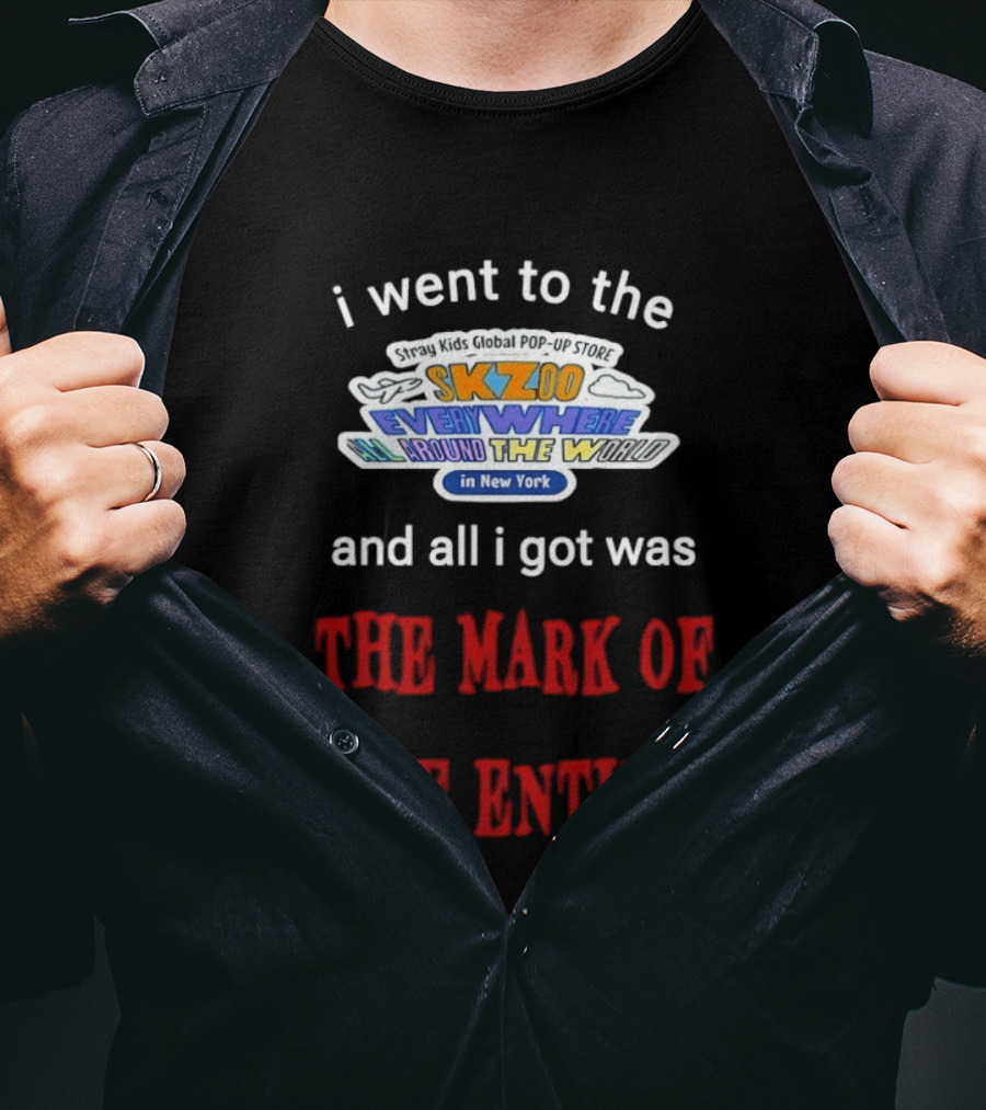 I Went To The Skzoo Everywhere All Around The World In New York And All I Got Was The Mark Of The Entity T-Shirt