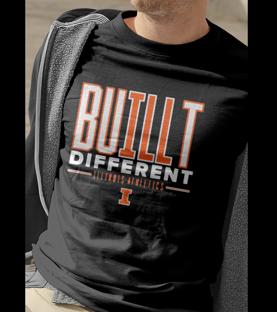 BuILLt Different Illinois Athletics I T-Shirt