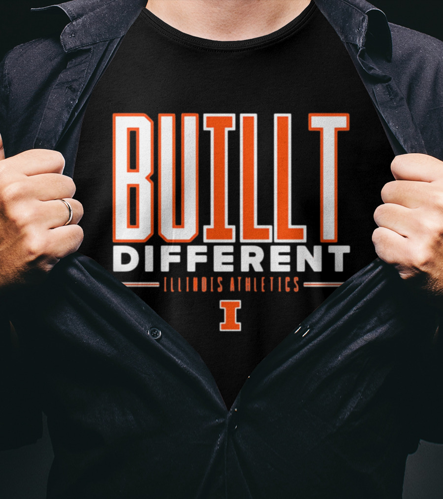 BuILLt Different Illinois Athletics I T-Shirt