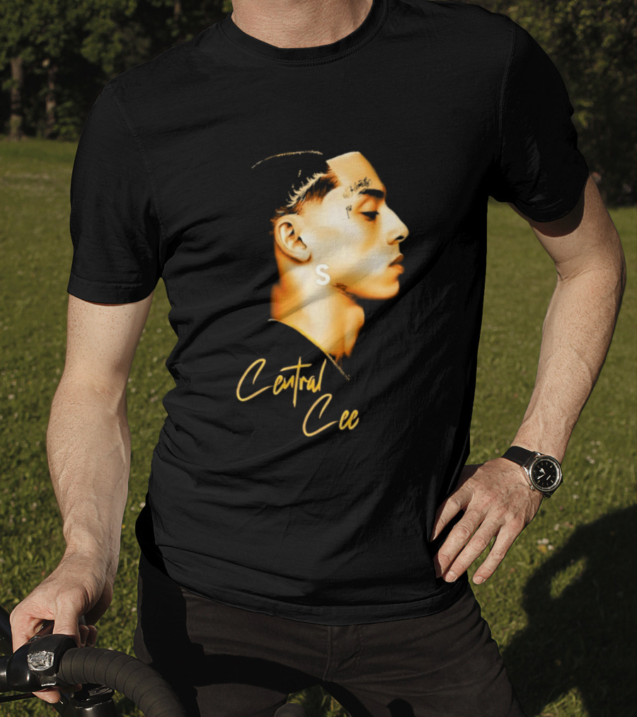 Central Cee Star UK Portrait Profile T-Shirt