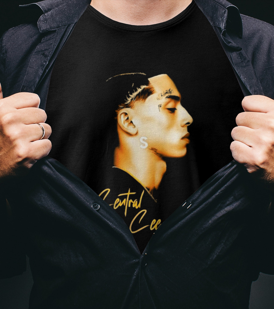 Central Cee Star UK Portrait Profile T-Shirt