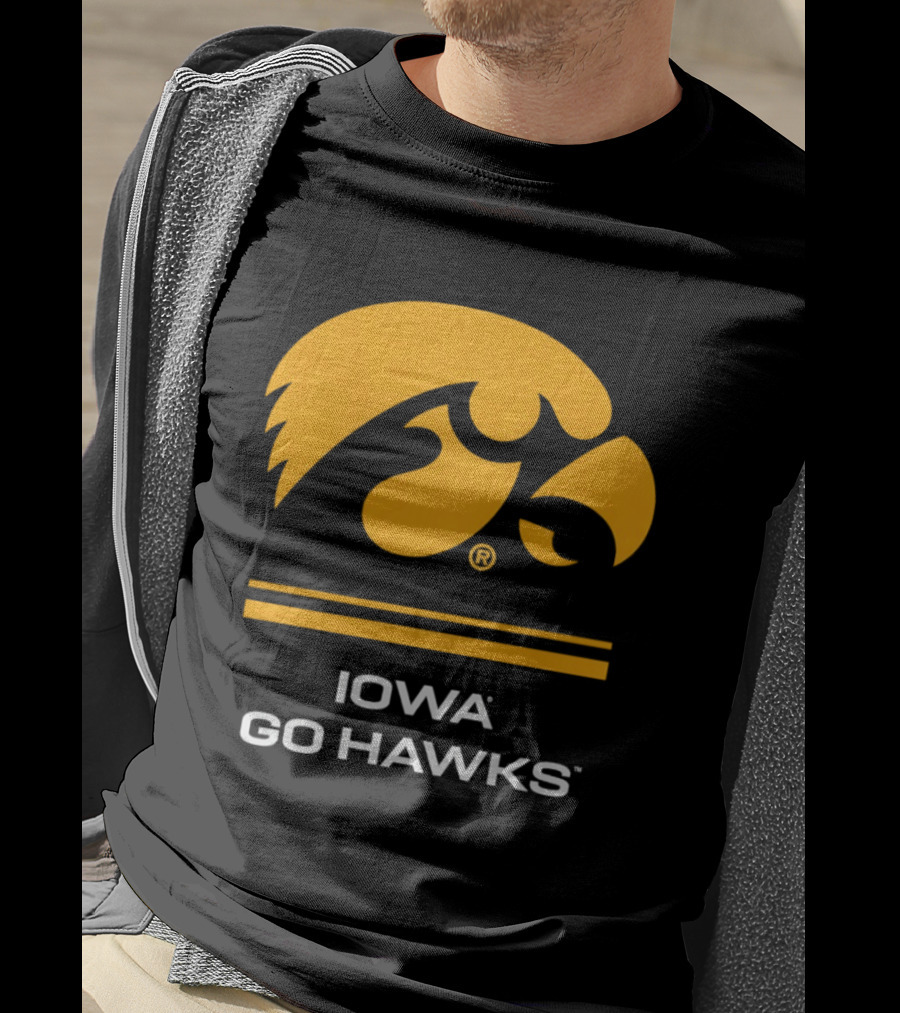 Iowa Hawkeyes Go Hawks T-Shirt