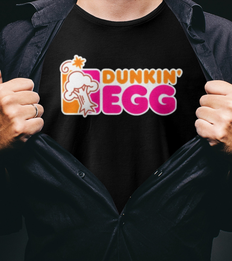 Dunkin' Egg Dunkin' Donuts Tree Explosion T-Shirt