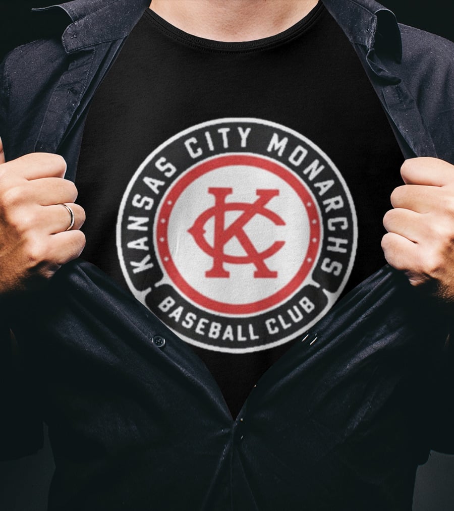 Kansas City Monarchs Baseball Club KC Circular T-Shirt