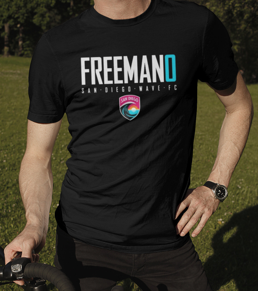 Freeman San Diego Wave FC NWSL Soccer Player Sarah Freeman T-Shirt