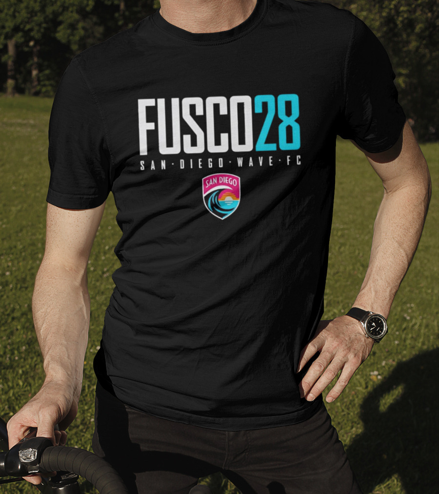 Fusco 28 San Diego Wave FC National Women's Soccer League NWSL T-Shirt