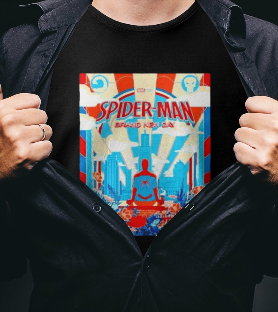 Marvel Studios Spider Man Brand New Day Exclusive Release July 29 Fandango Promotion T-Shirt