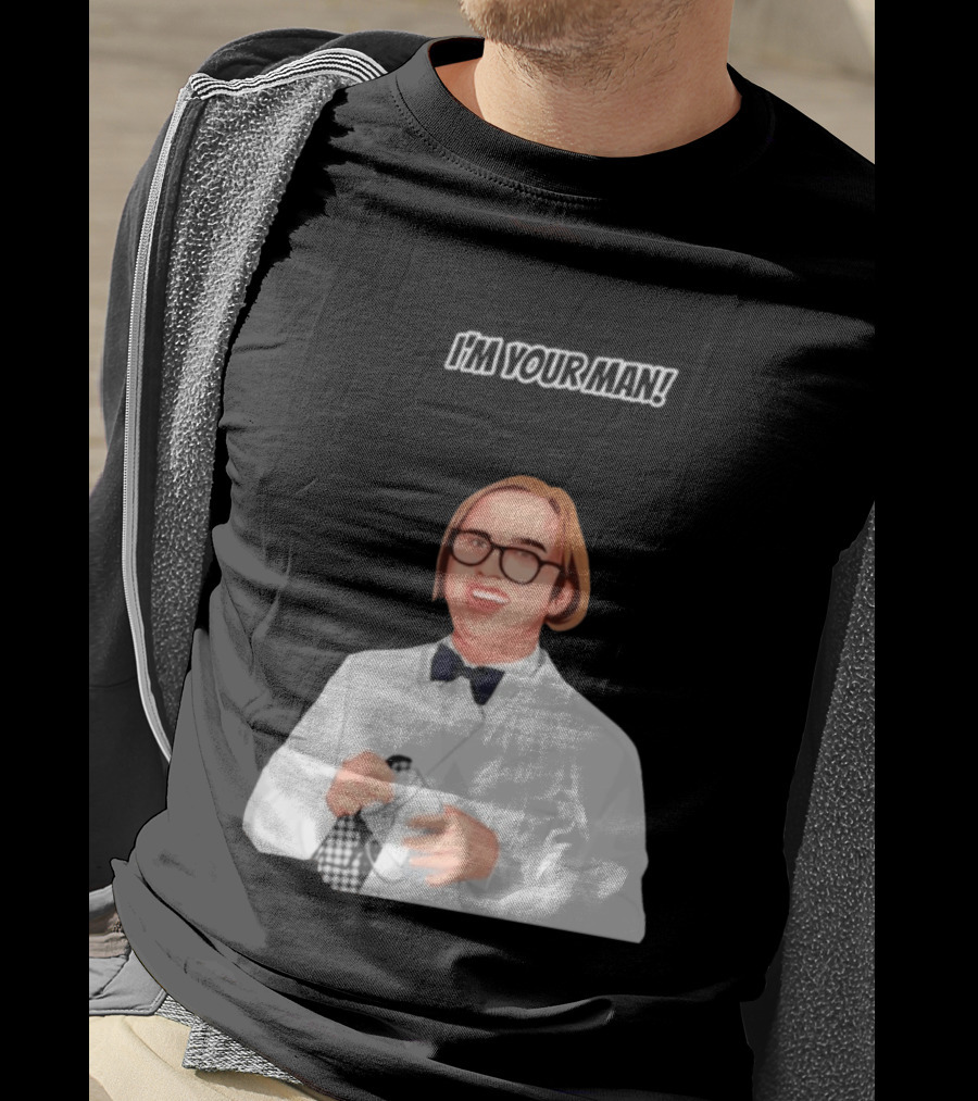 Max And Paddy I Am Your Man Bow Tie White Jacket T-Shirt