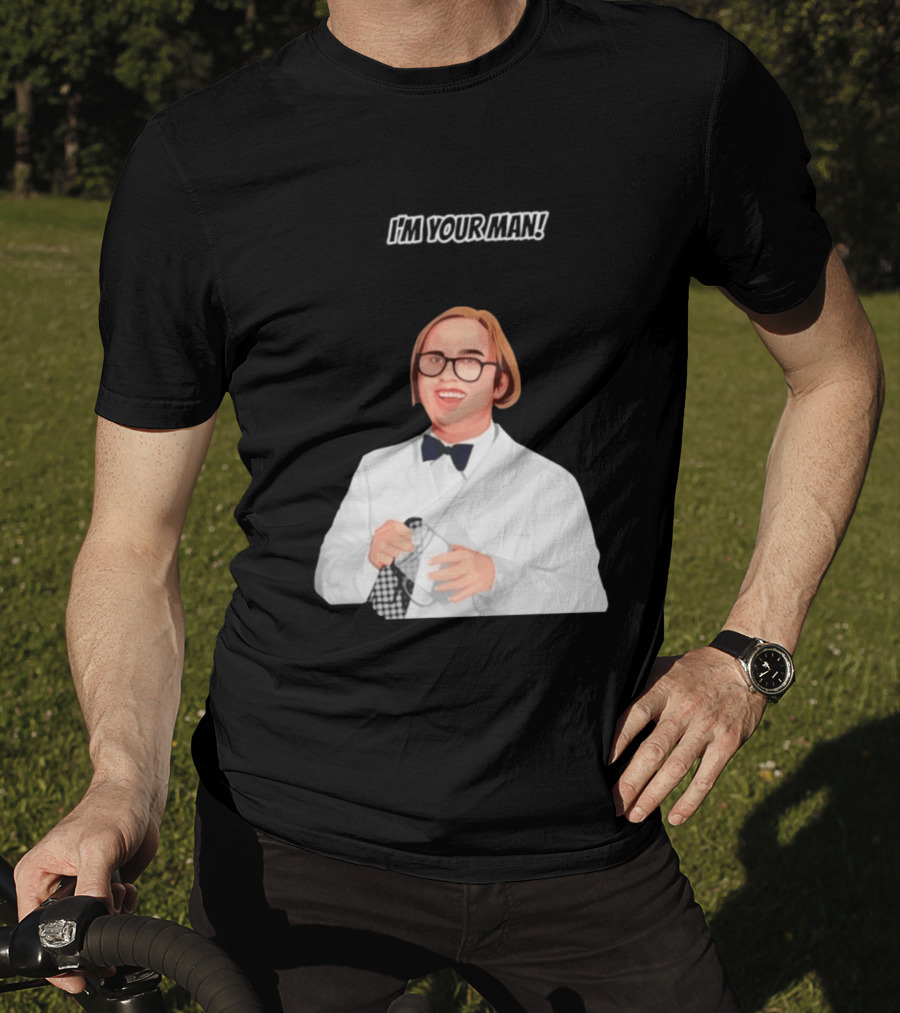 Max And Paddy I Am Your Man Bow Tie White Jacket T-Shirt