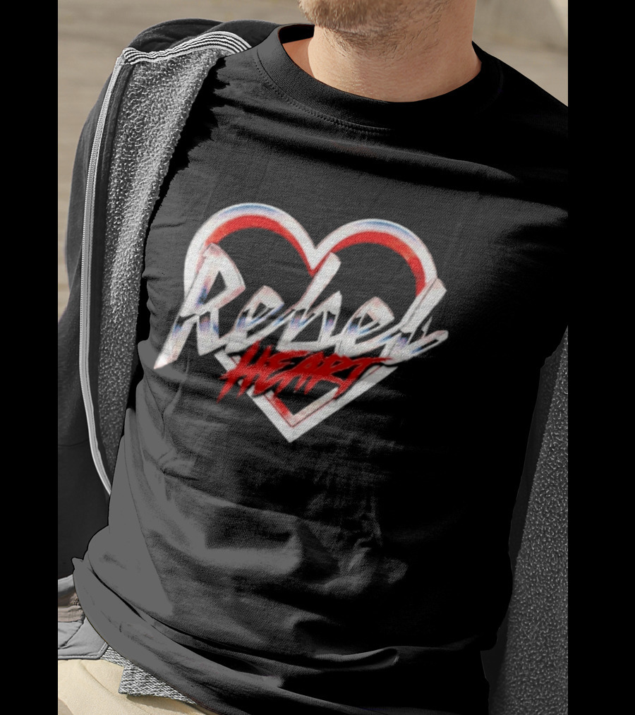 Rebel Heart ALS Red White Blue T-Shirt