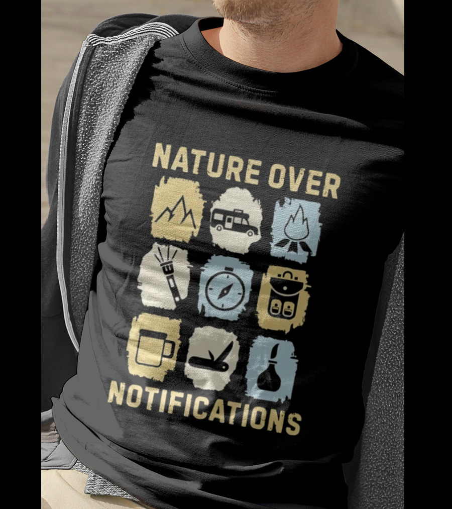 Nature Over Notifications T-Shirt