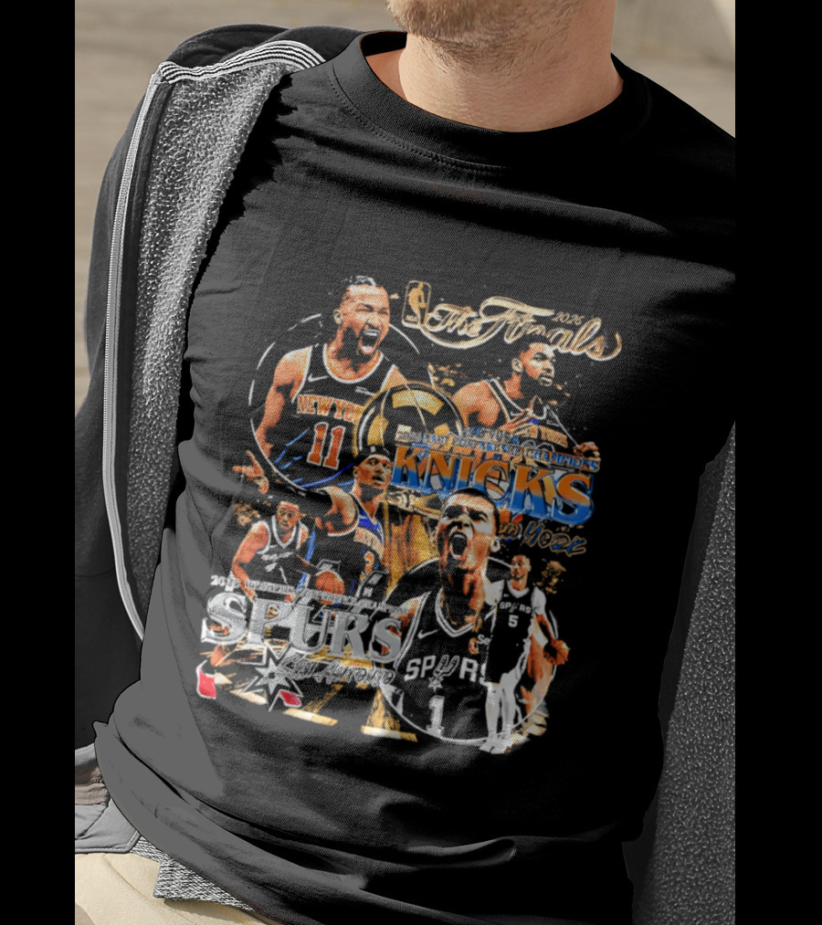 NBA 2026 Finals New York Knicks Vs San Antonio Spurs Matchup Highlights T-Shirt
