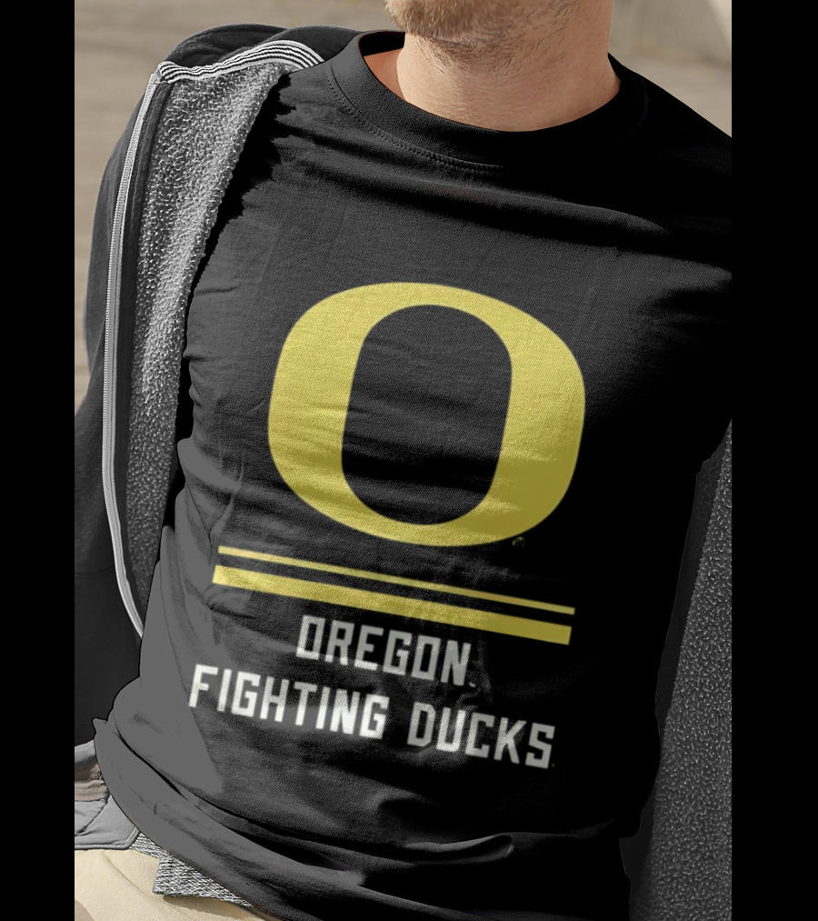 Oregon Fighting Ducks Yellow O T-Shirt