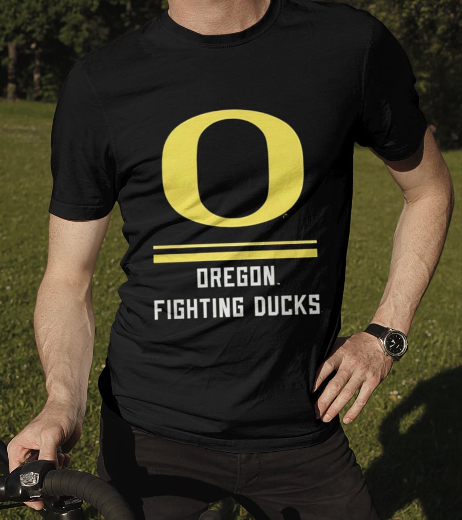 Oregon Fighting Ducks Yellow O T-Shirt
