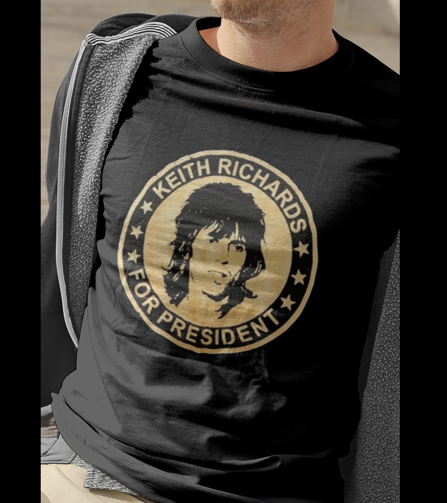 Original Keith Richards For President T-Shirt