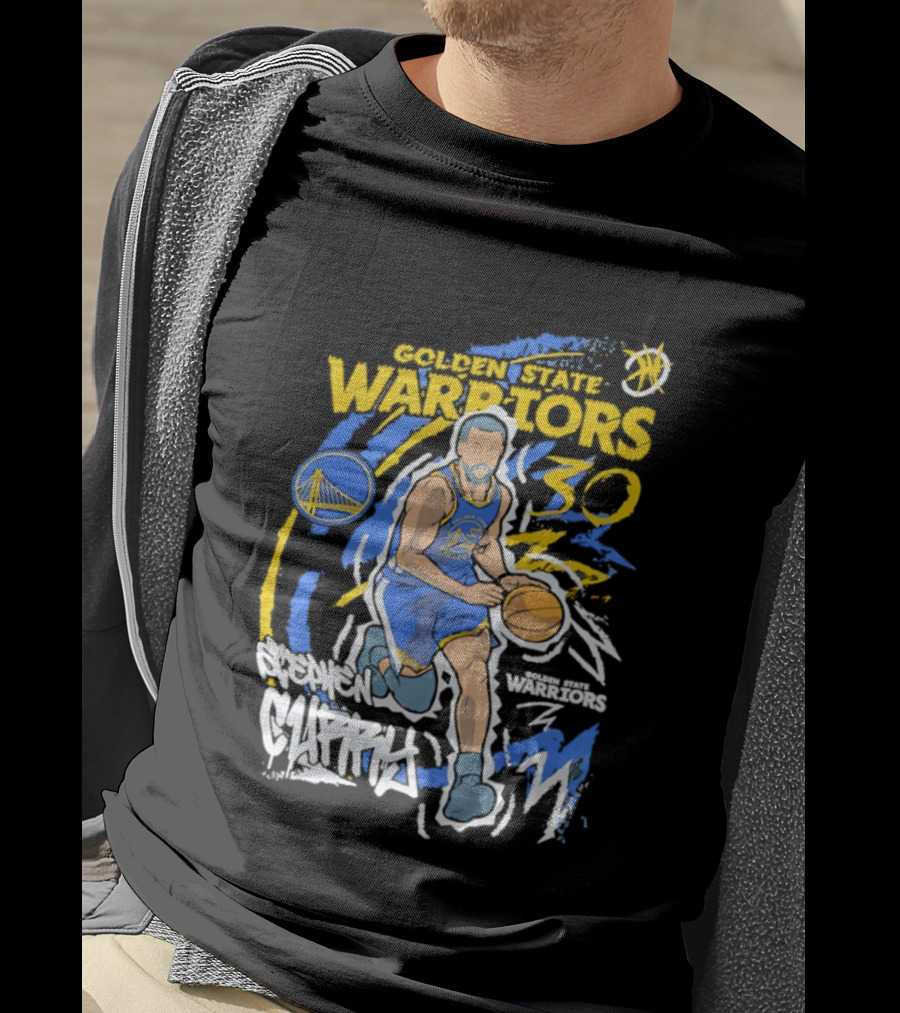 Golden State Warriors Stephen Curry 30 Basketball Player T-Shirt