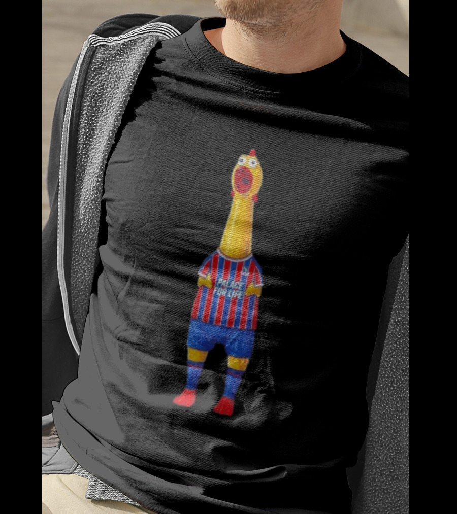 Paxo The Chicken Palace For Life Crystal Palace FC T-Shirt