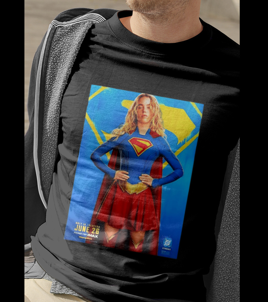 DC Studios Supergirl Movie June 26 Theaters Imax T-Shirt