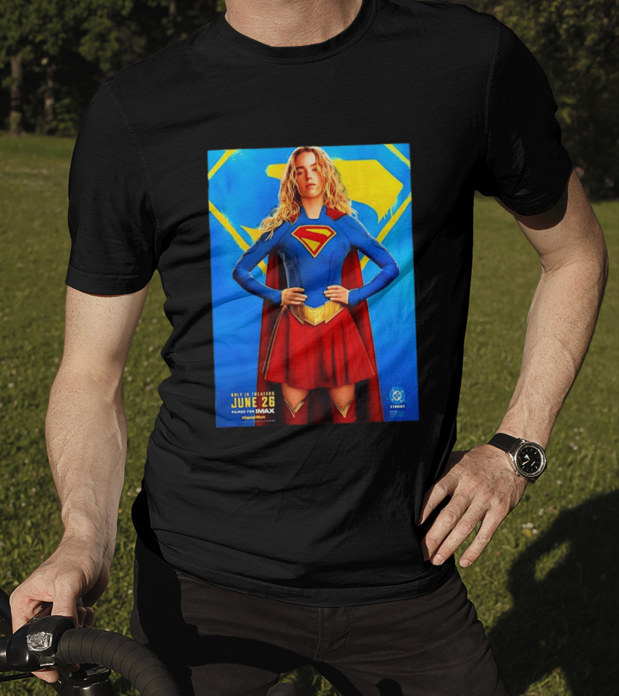 DC Studios Supergirl Movie June 26 Theaters Imax T-Shirt