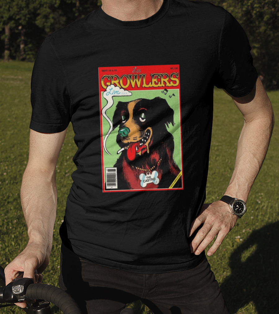 Los Growlers Live Sept 18 19 2026 San Francisco CA The Castro Theatre Dog T-Shirt