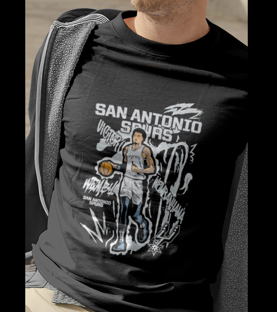 San Antonio Spurs Victor Wembanyama Basketball Player Wemby 22 T-Shirt