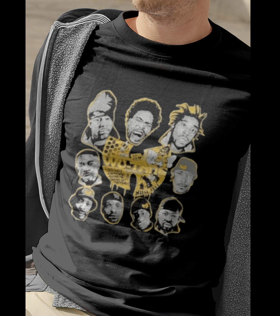 Wu Tang Clan The Final Chamber Tour 2026 Iconic Members Collage 36th Chamber T-Shirt