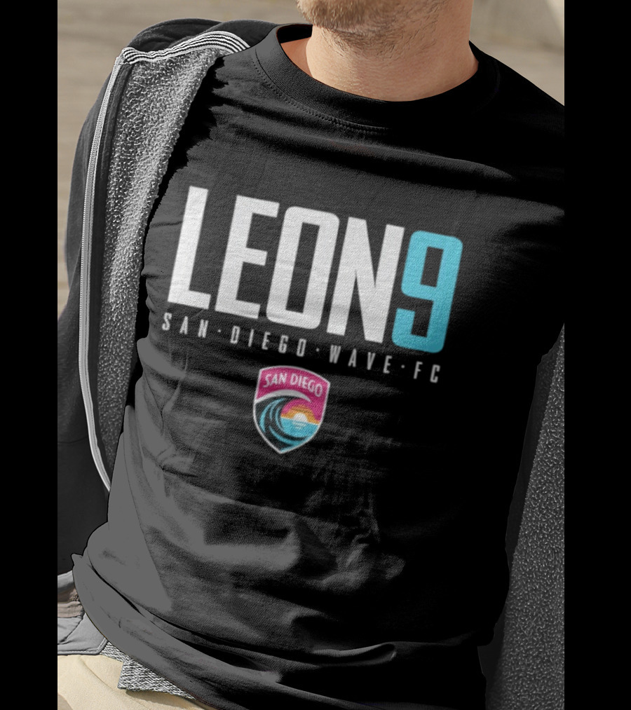 Adriana Leon 9 San Diego Wave FC T-Shirt
