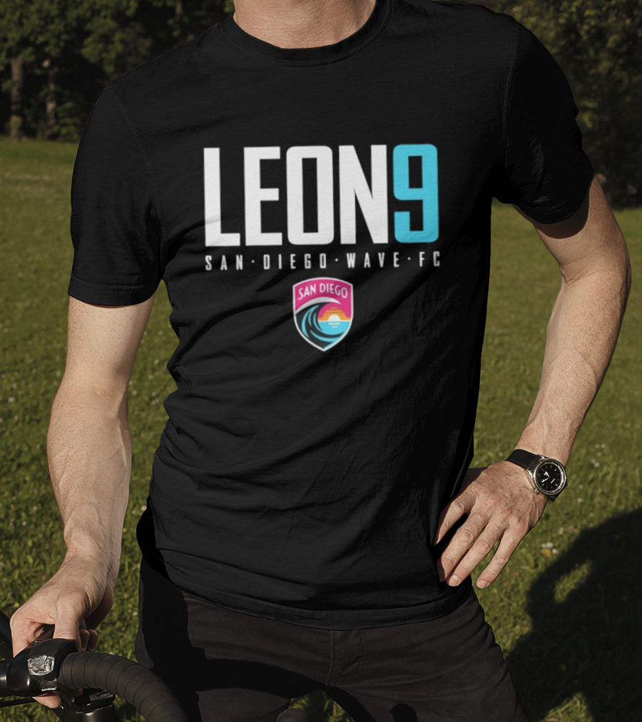 Adriana Leon 9 San Diego Wave FC T-Shirt