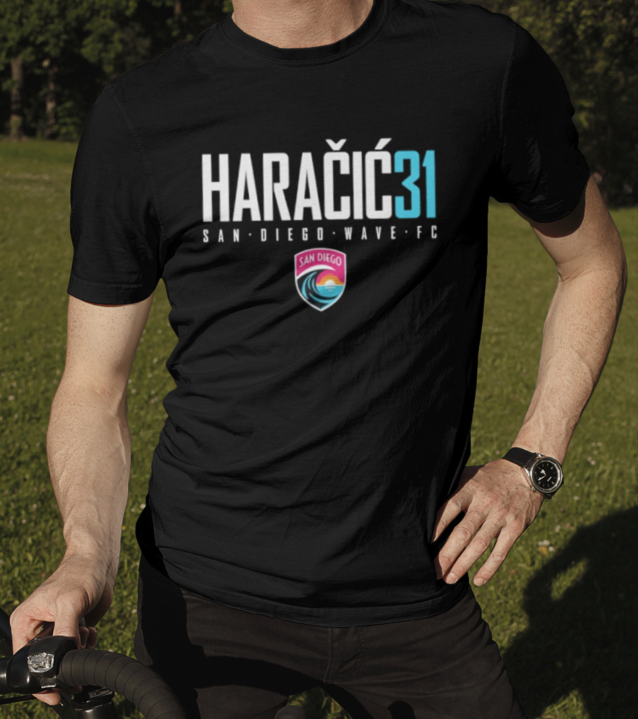 HARACIC 31 San Diego Wave FC Soccer Team Fan Gear Collection T-Shirt