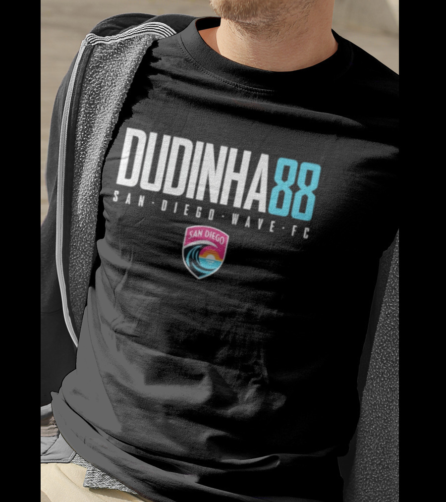 Dudinha 88 San Diego Wave FC Fan Gear Soccer Team T-Shirt