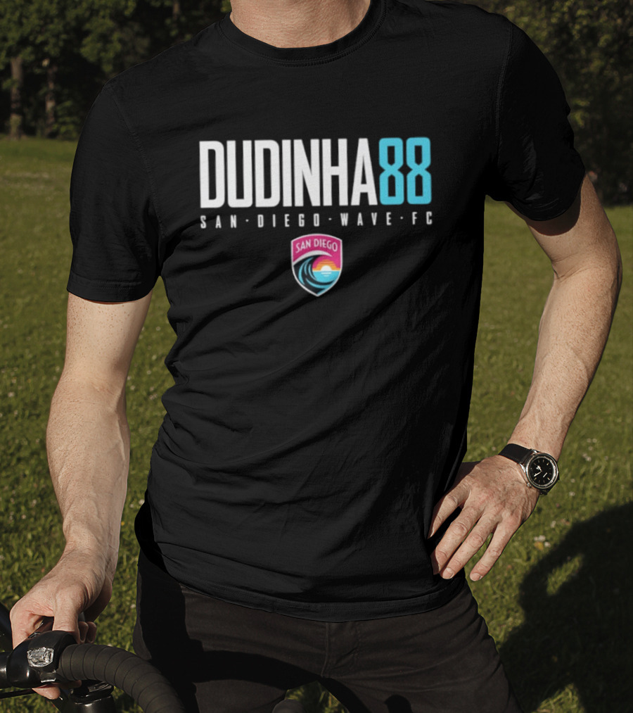 Dudinha 88 San Diego Wave FC Fan Gear Soccer Team T-Shirt